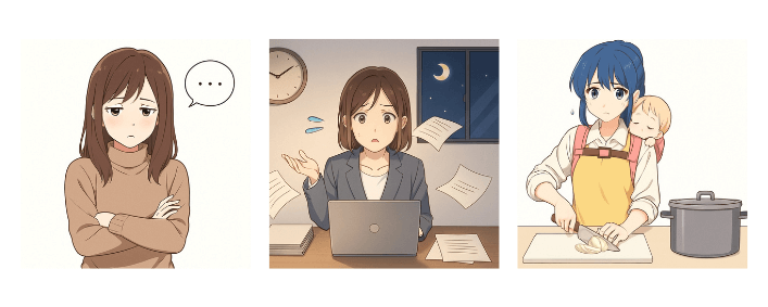 マミーブレインで悩む女性達